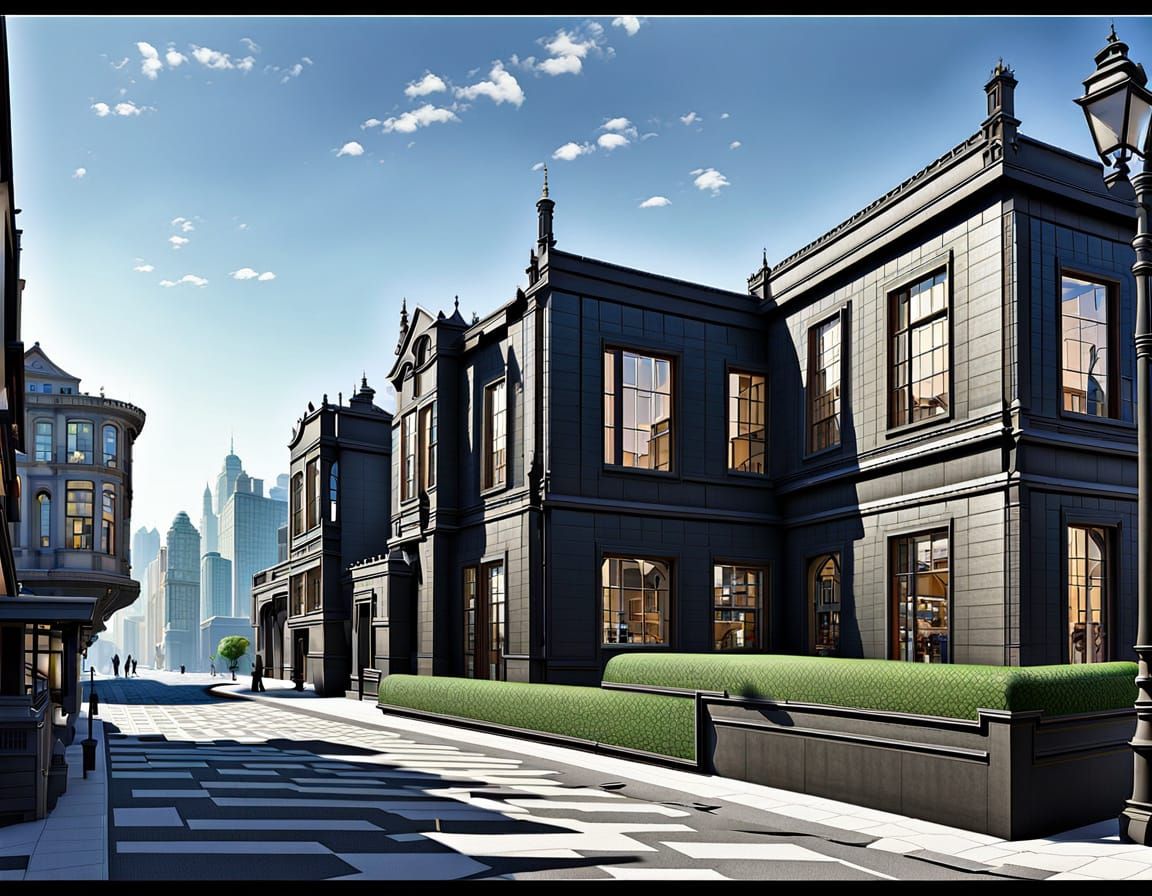 Modern City Paradise in Classic Style