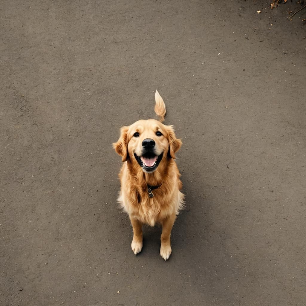 Golden Retriever Portrait in 4K Resolution