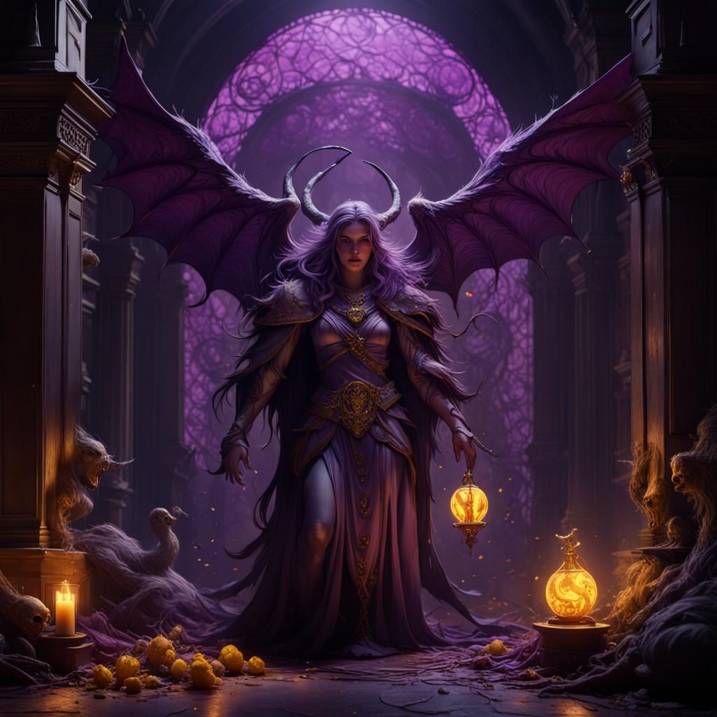 Dark Fantasy Masterpiece in Deep Color