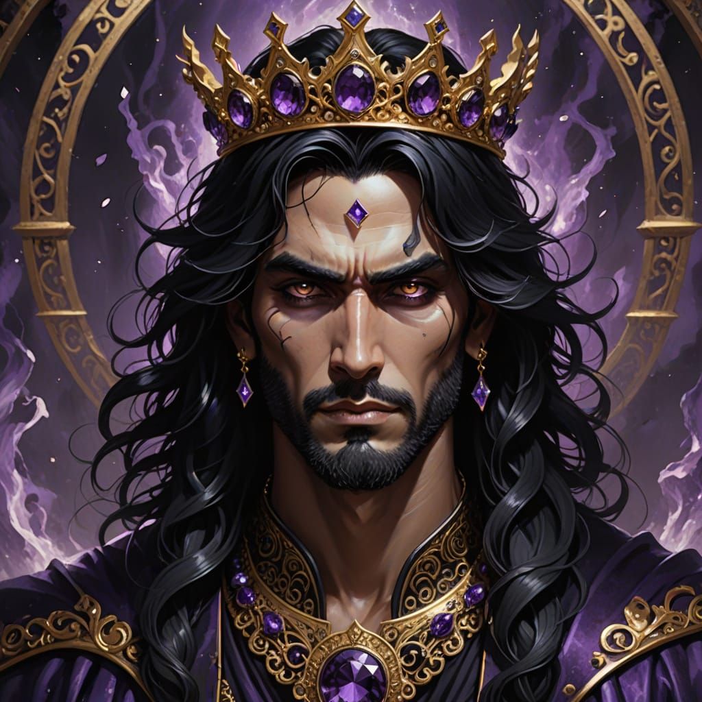 God of the Underworld Revealed in Dark, Opulent Portrait