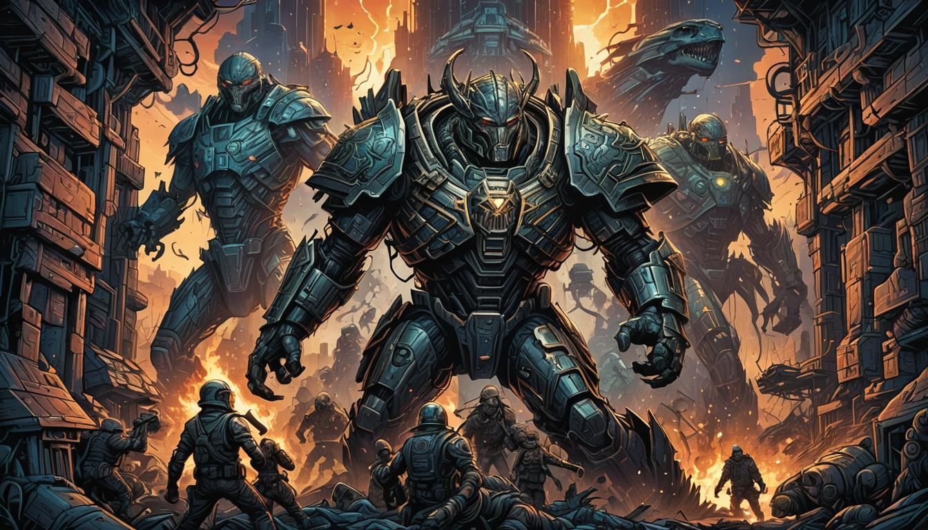 AI Interpretation of Dan Mumford's Style