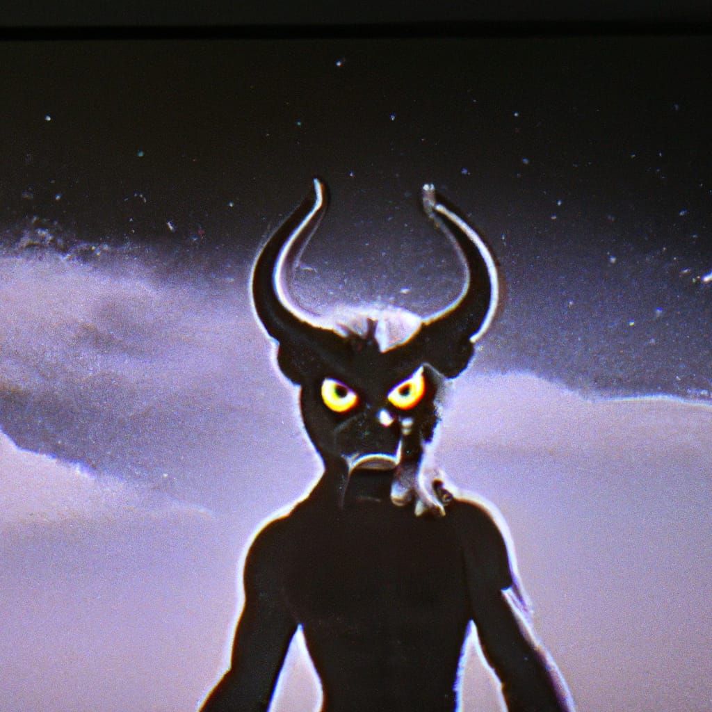 Showa Era Kaiju Film Featuring Baphomet