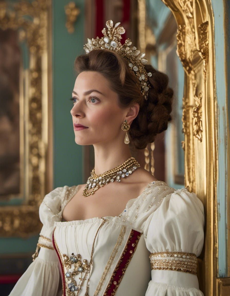 a close up of 40-year-old Empress Sissi