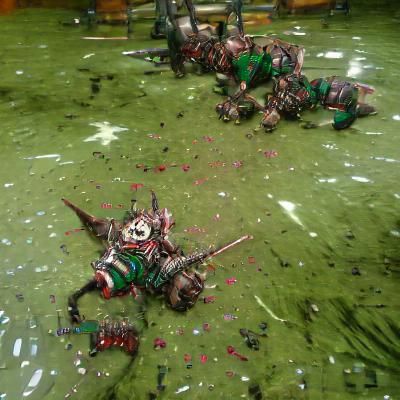 Skaven Victory Celebration: Gritty Dark Fantasy Scene