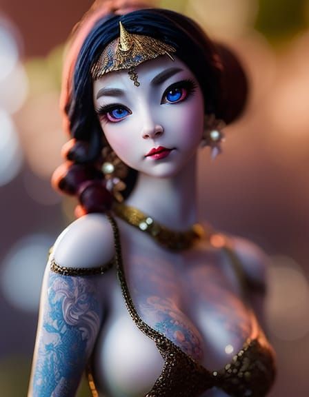 Hyperrealistic Vines Village in 3D Fantasy Style