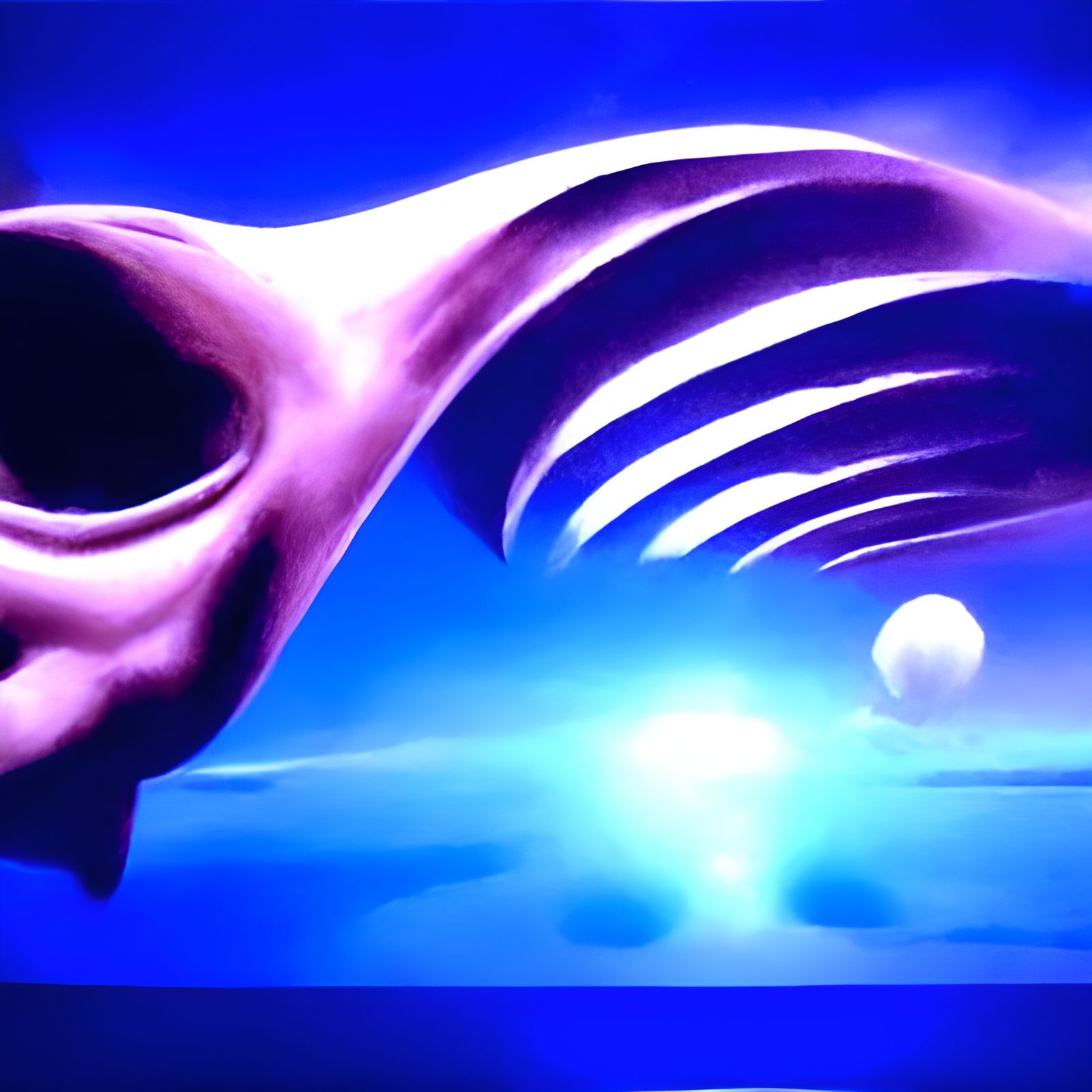 Lively Party Scene in Retro-Futuristic Style