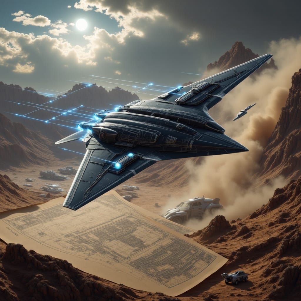 X-BAT VTOL Fighter Takes Off in Hyper-Realistic CGI Style