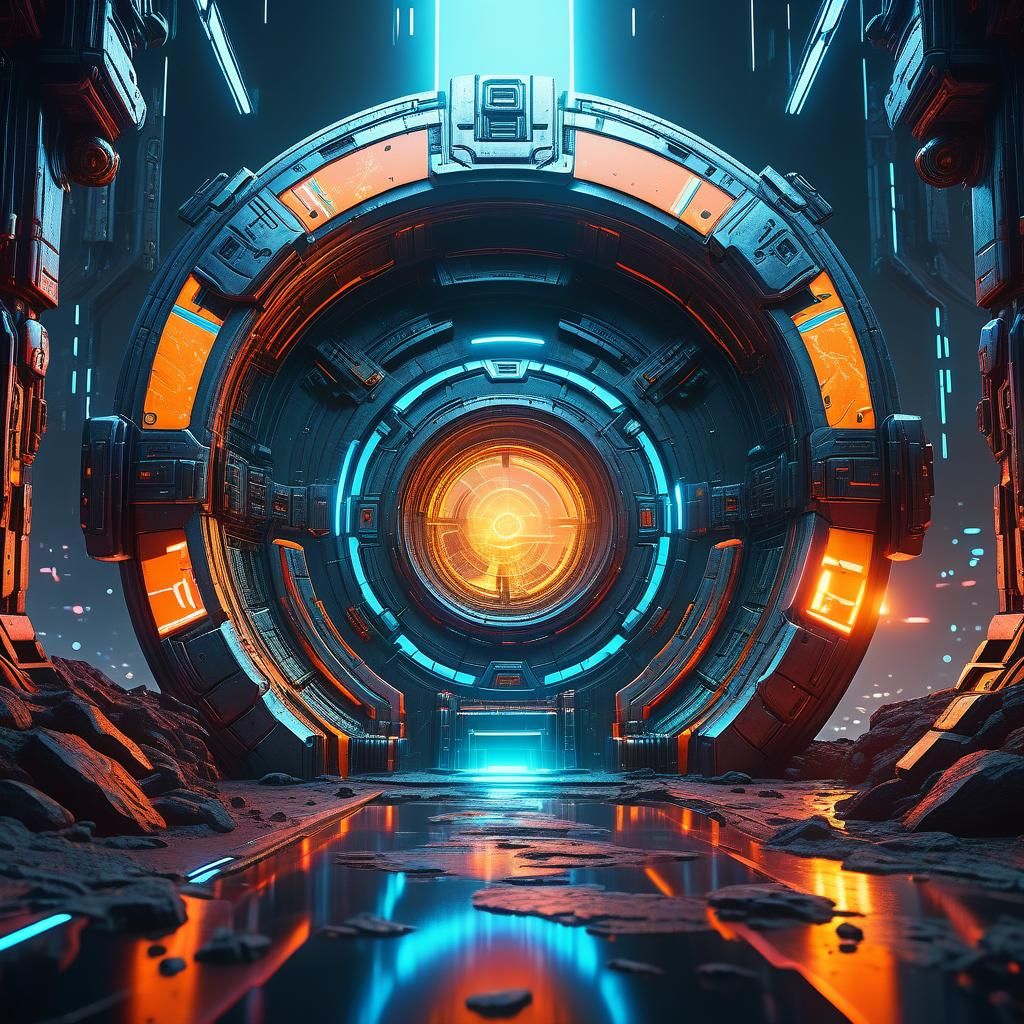 Epic Cinematic Portal to a Futuristic Dimension