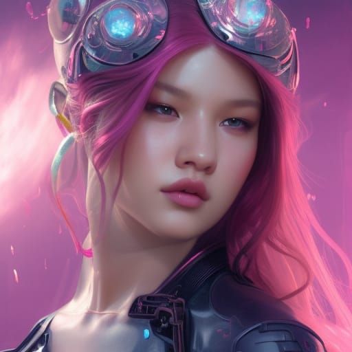 Blackpink Rose as DC Raven in Astral Bikini