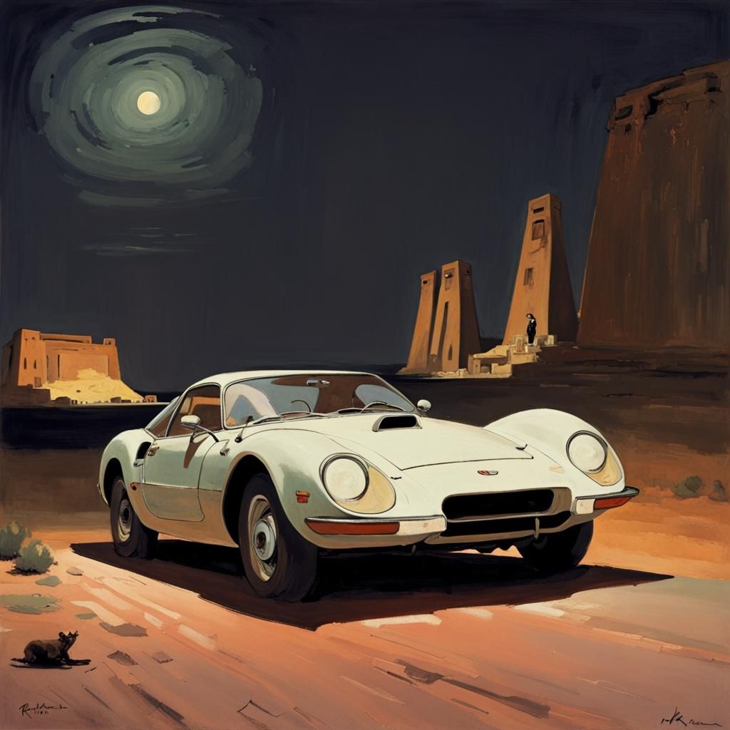 Toyota Rushing to Aswan, Rothko and Somov Style