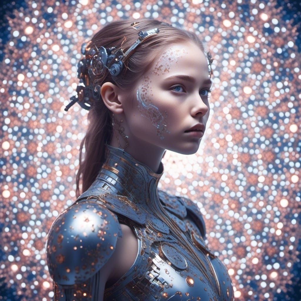 Cyborg Jojo Stand User at Night