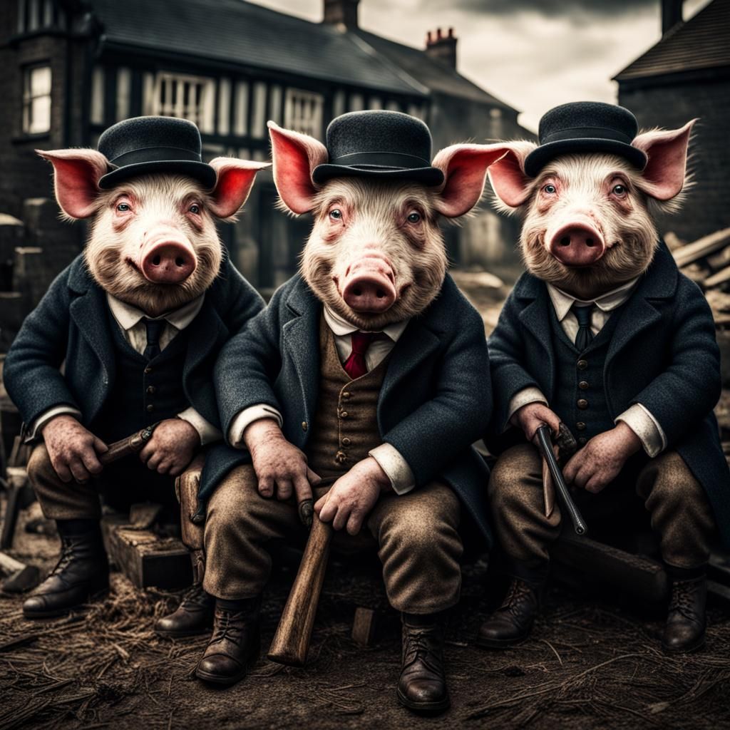 Peaky Blinders Pigs Triumph Over the Wolf
