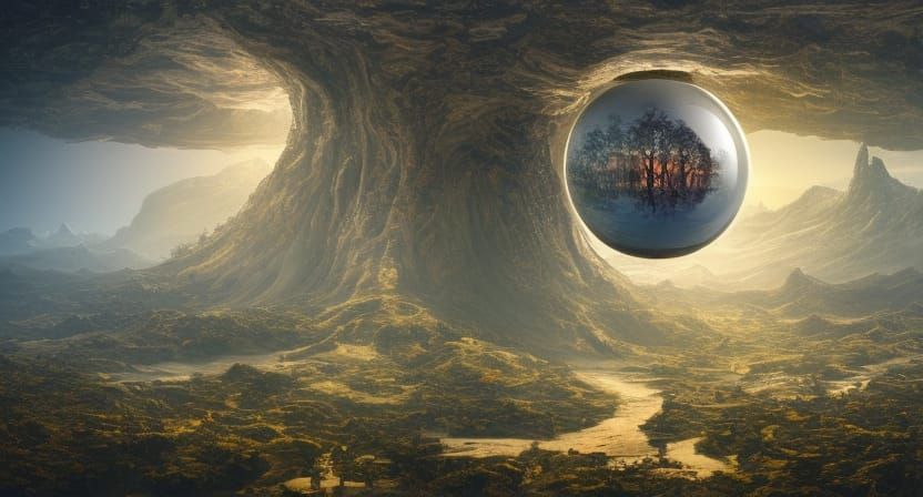 humans living in a glass sphere