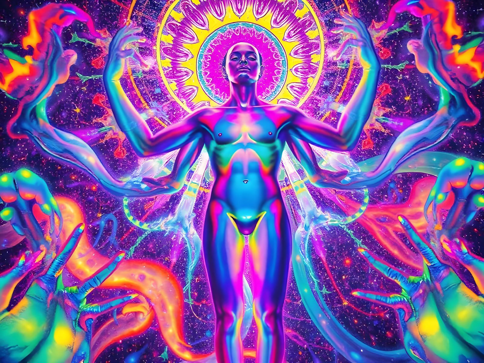 Ethereal Vortex of Spiritual Connection