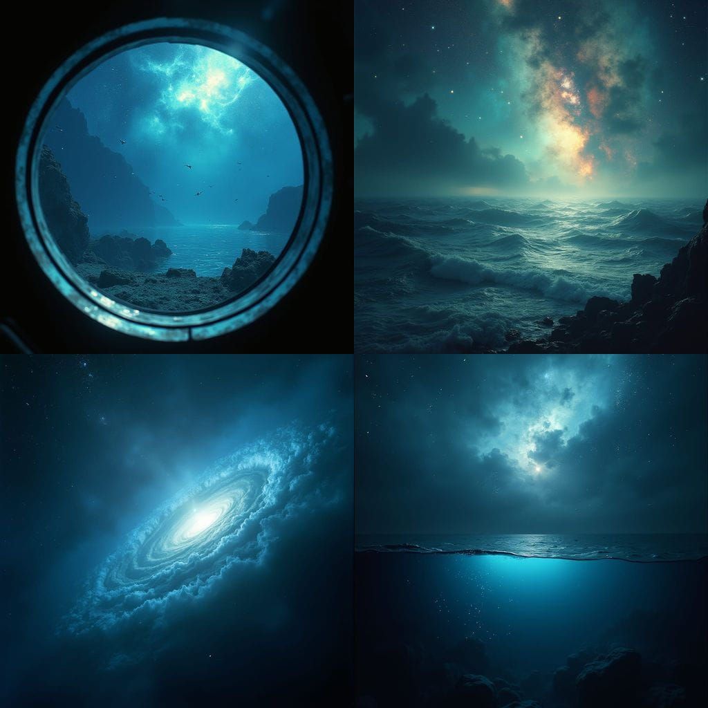 Cosmic Ocean Sky Cinematic Film Still