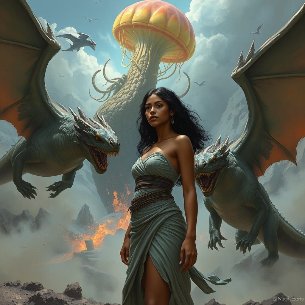 Dragons and Jelly Monster in Urborg Uprising