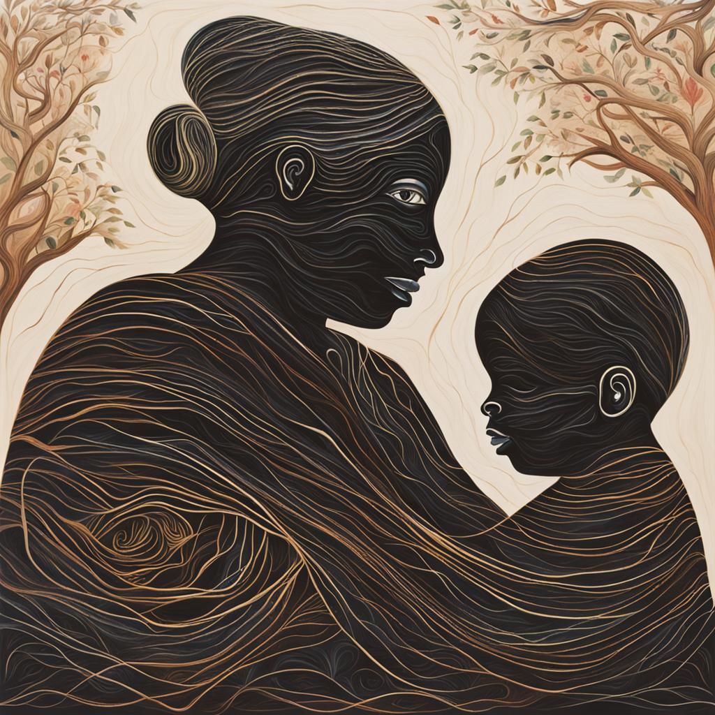 Exploring Mother-Child Bonds Through Symbolic Art