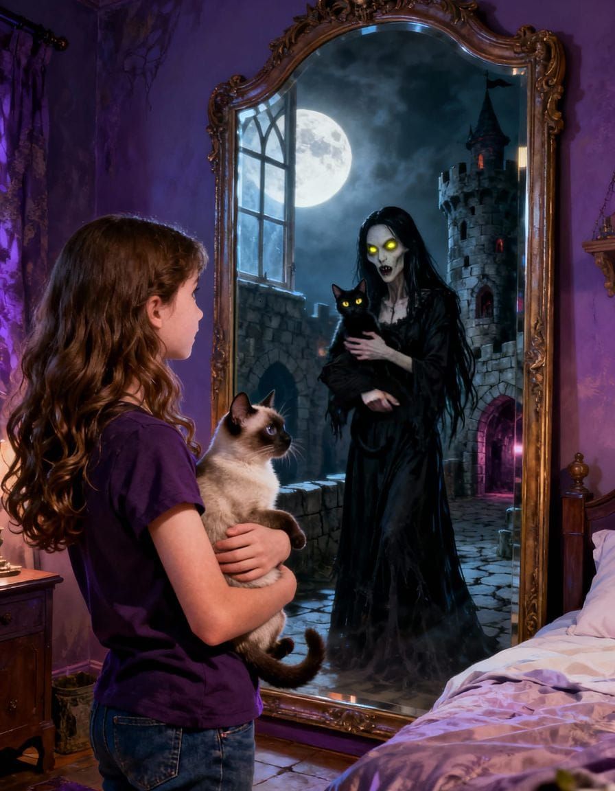 AI Generated Image of Pure Black