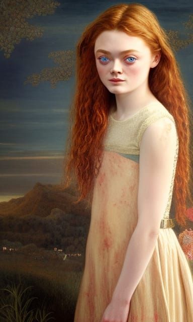 Gustave Doré Paints Sadie Sink