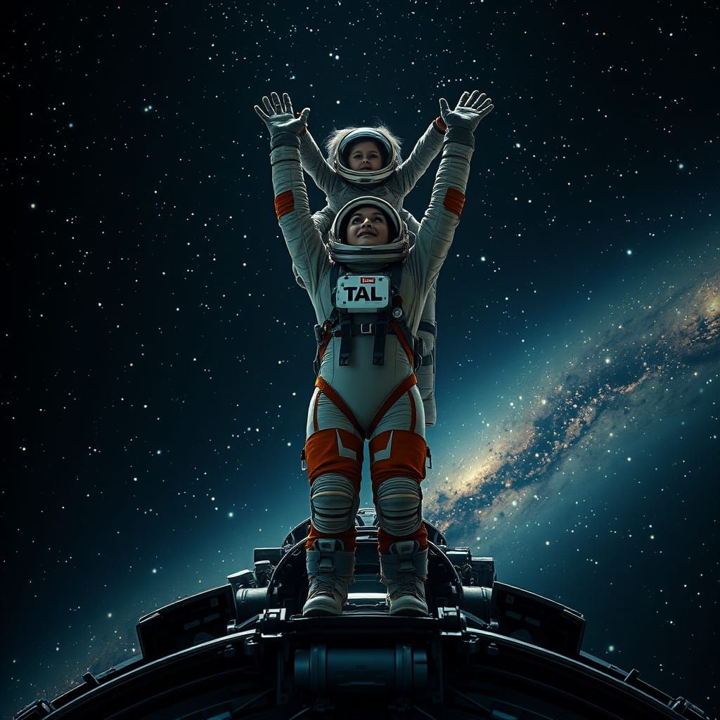 Mother and Daughter in Cinematic Spacesuit Drama