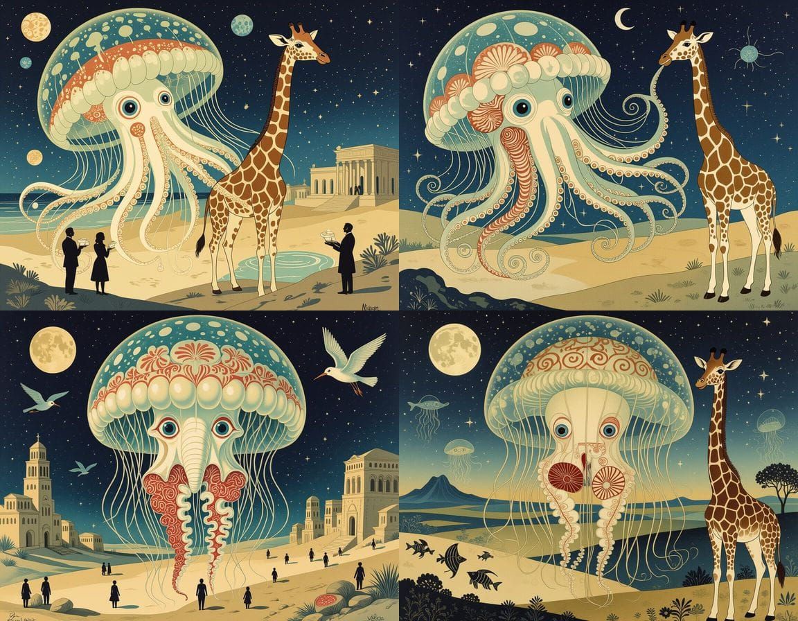 Surreal Nightmare of Hybrid Creatures and Anatomy