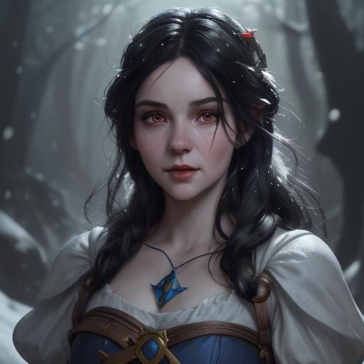 Snow White and the Seven Dwarfs: Detailed Portrait
