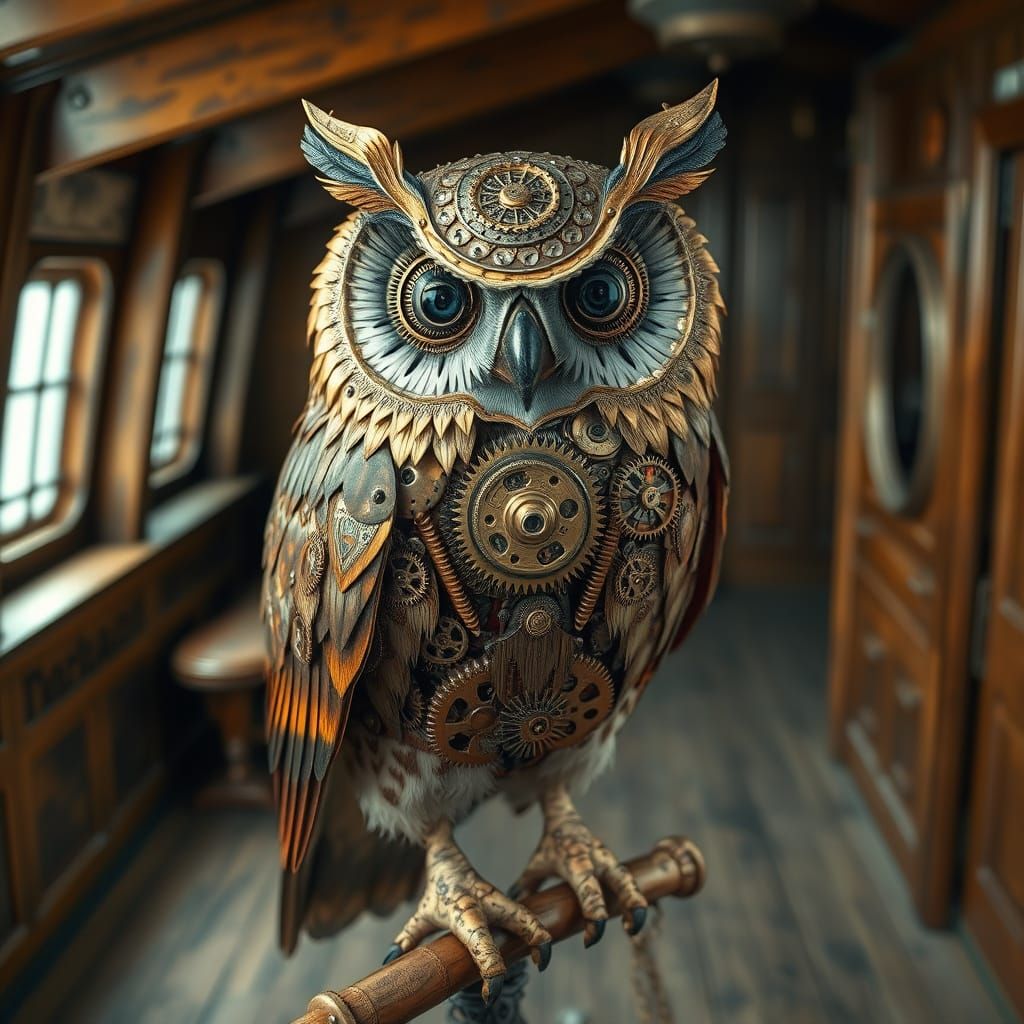 Traveler, the Clockwork Owl
