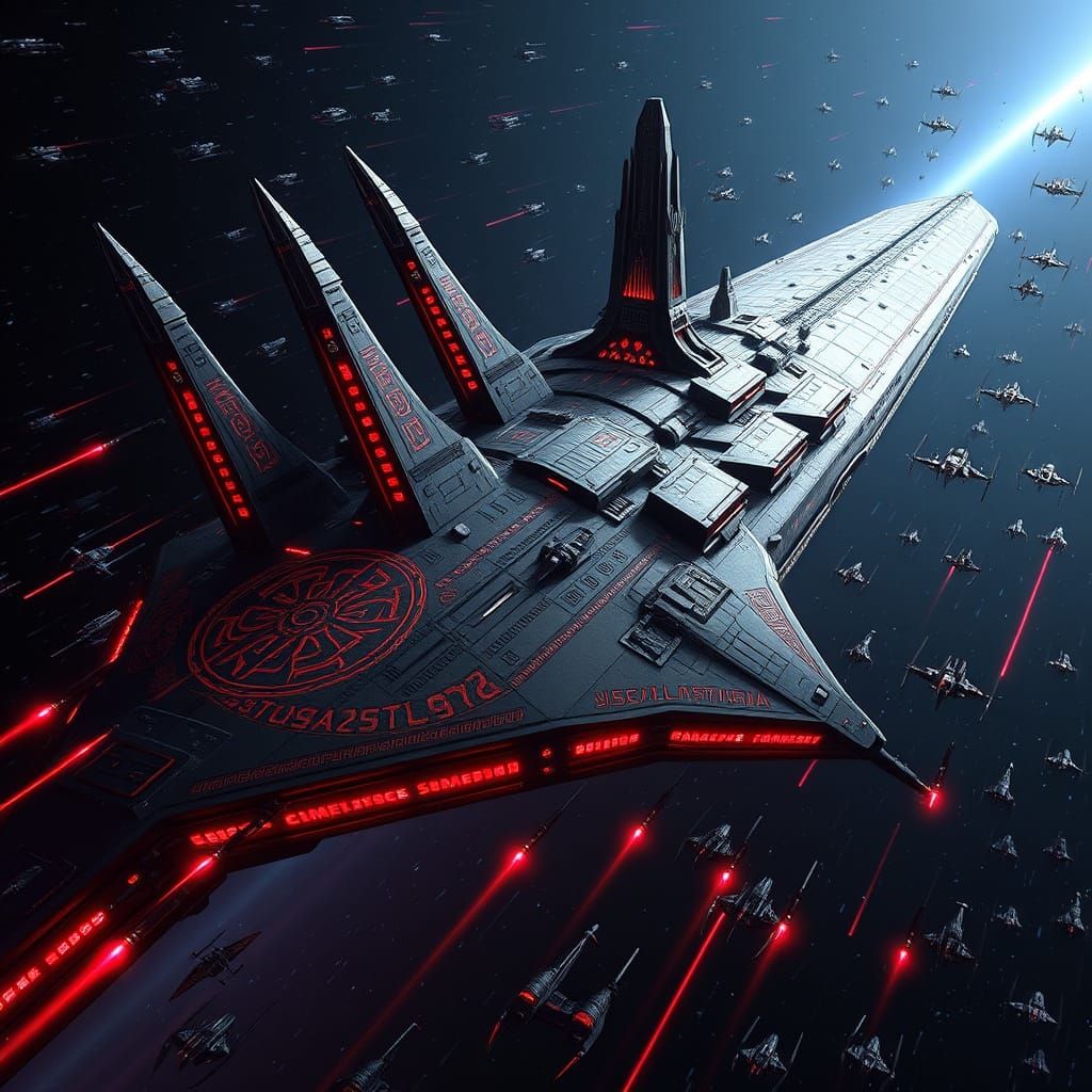 Imperium Ascendant-Class Dreadnought Dominates the Void in D...