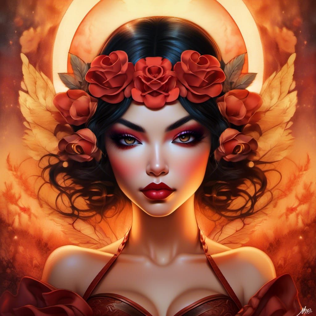 Dreamlike Fantasy Poster of Raw Emotion