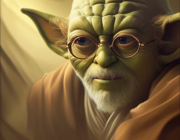 Hrrm, look familiar he does...
A member of Yoda's species wi...