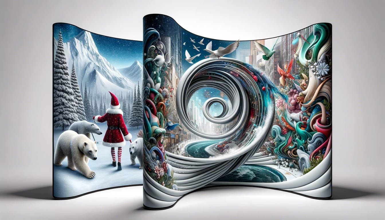 Enchanting Winter Elf Illustration