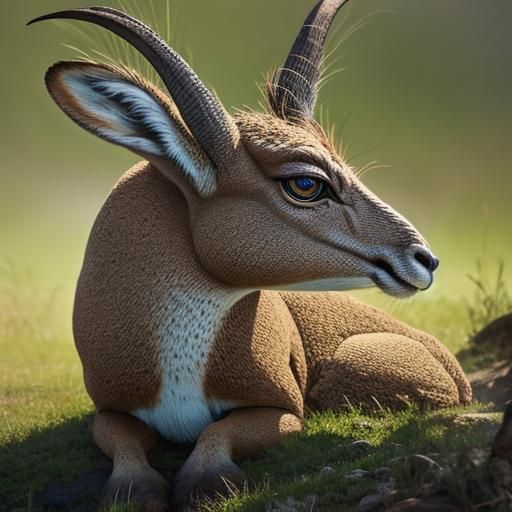 High Definition Klipspringer Portrait