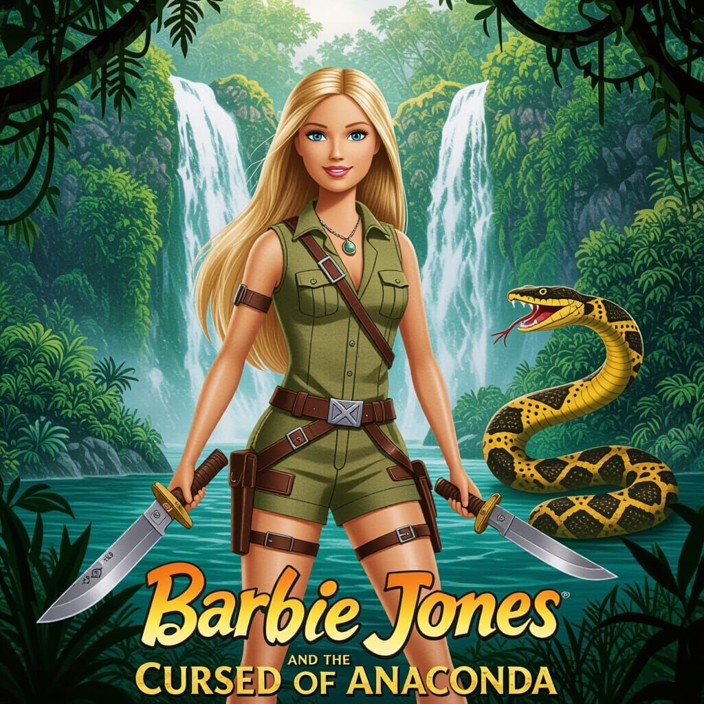 Barbie as Indiana Jones in Jungle Adventure