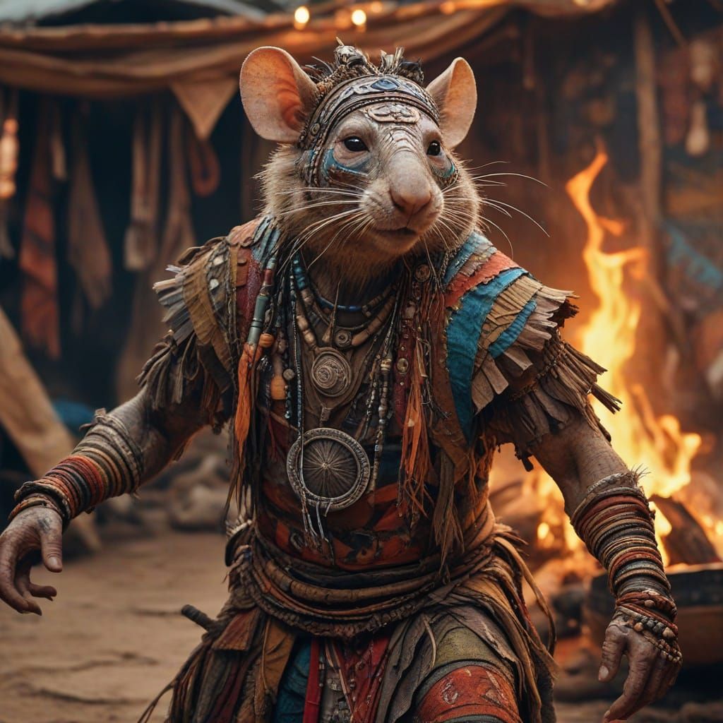 The ratkin shaman will guide you through your journey