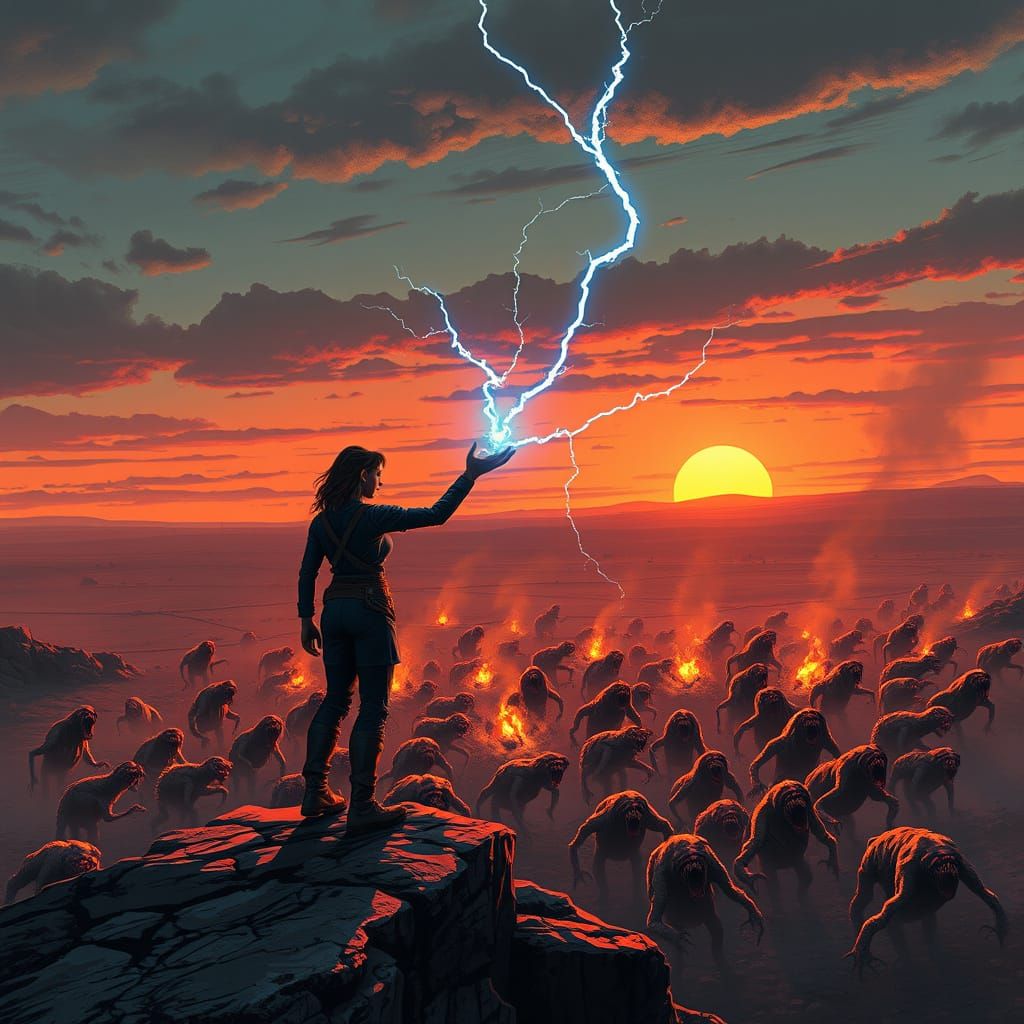 Vault Dweller Unleashes Fury on Mutated Horde in Gritty Post...