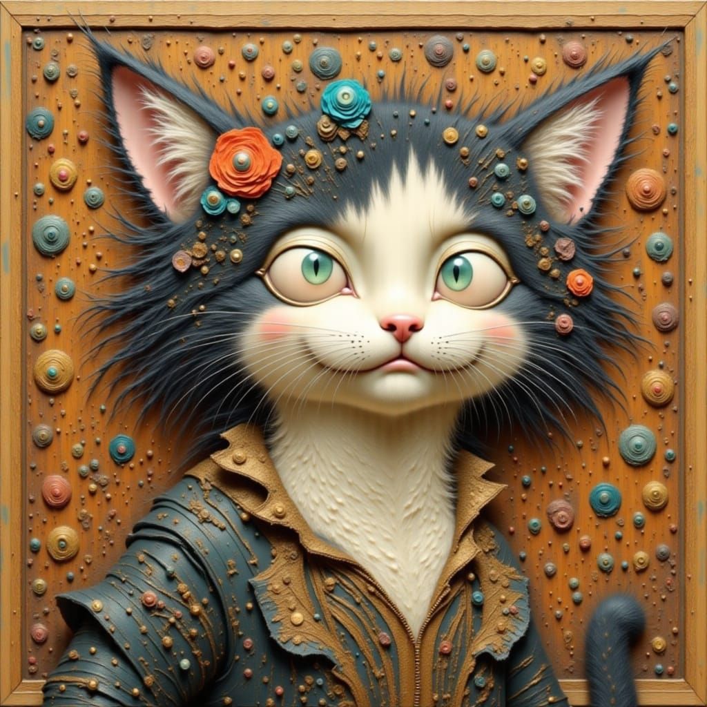 Cute Fluffy Kitten Playing