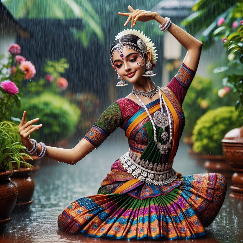 The classical Indian dance form ...Odissi....an ode to lord Shiva.
