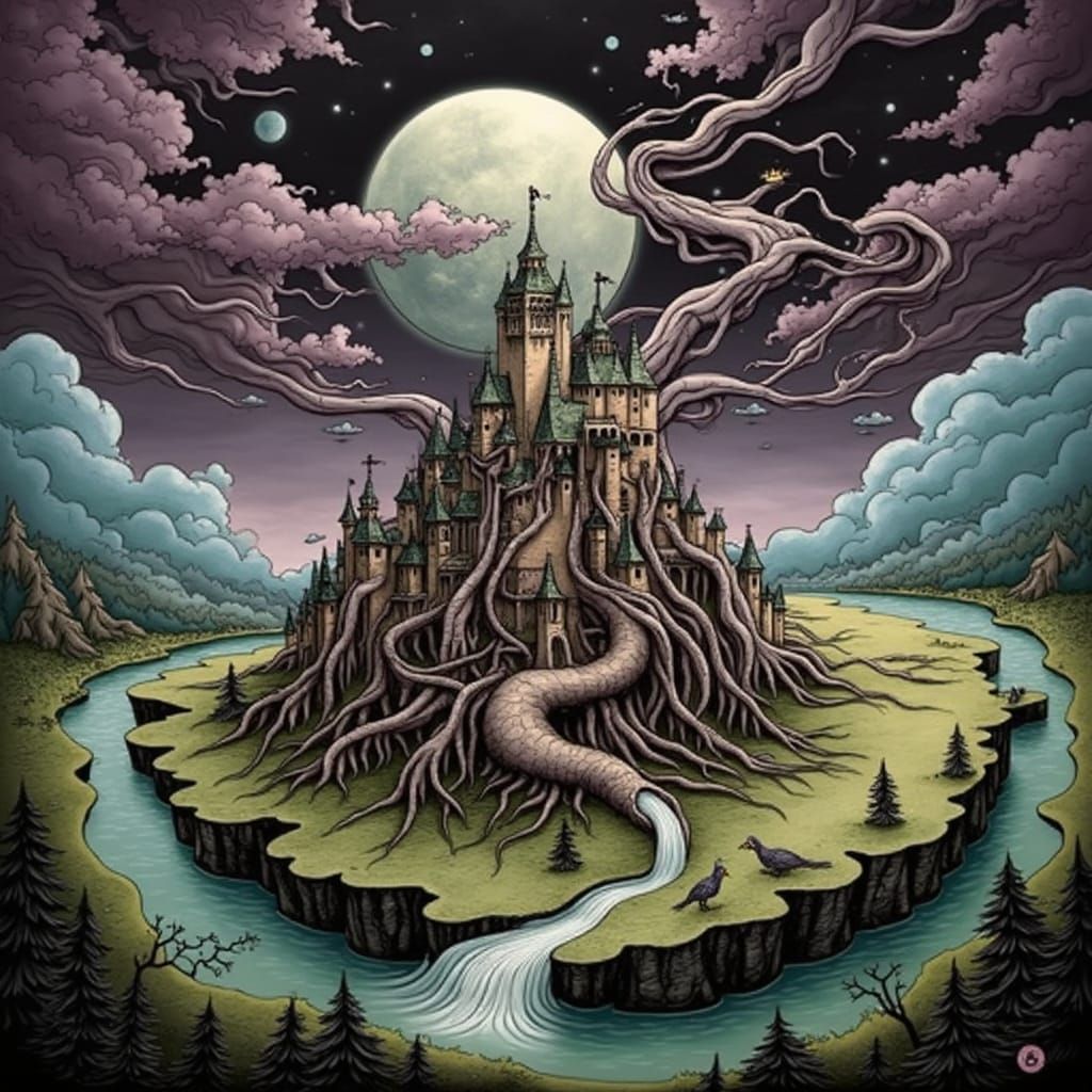 Gothic Valley in Muted Colors