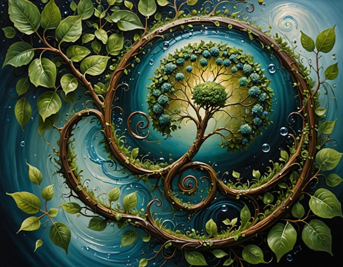 Photorealistic Pantheism: Fibonacci Sequence in Nature