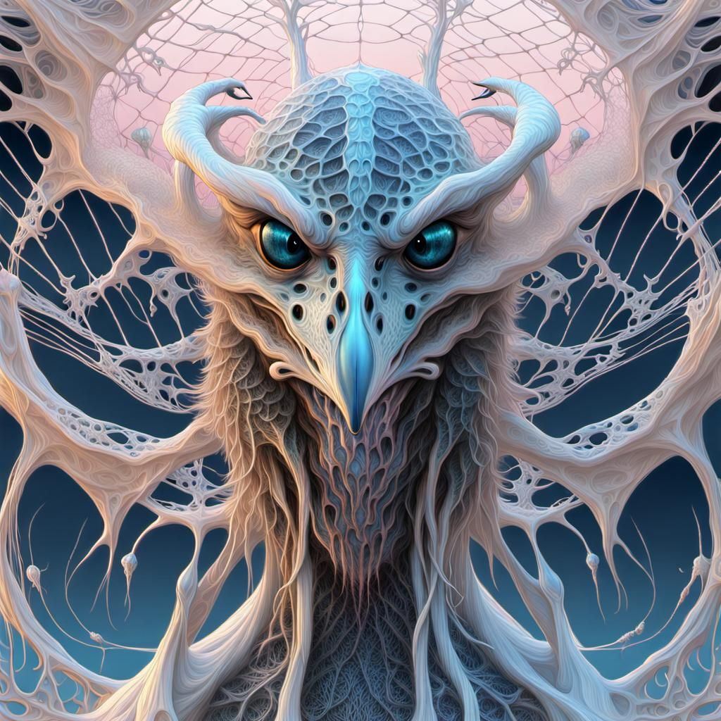 Alien Druid Dance in Postmodern Surrealism