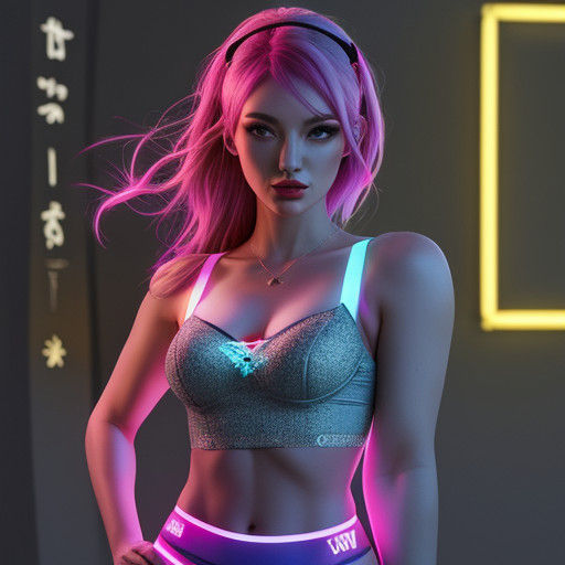 Sexy Led Heroine in Sizzling Undies