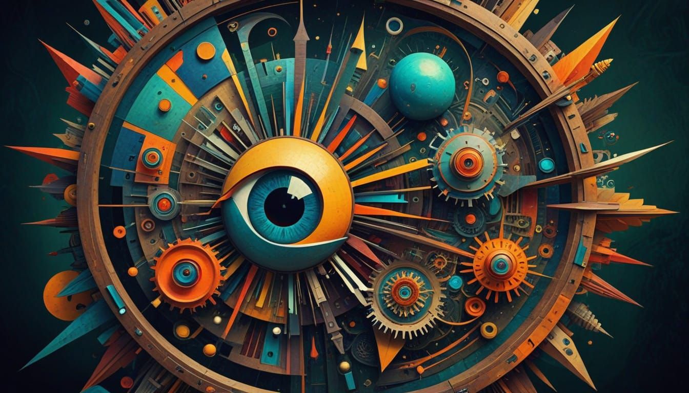 Surreal Dreamscape in Vibrant Colors