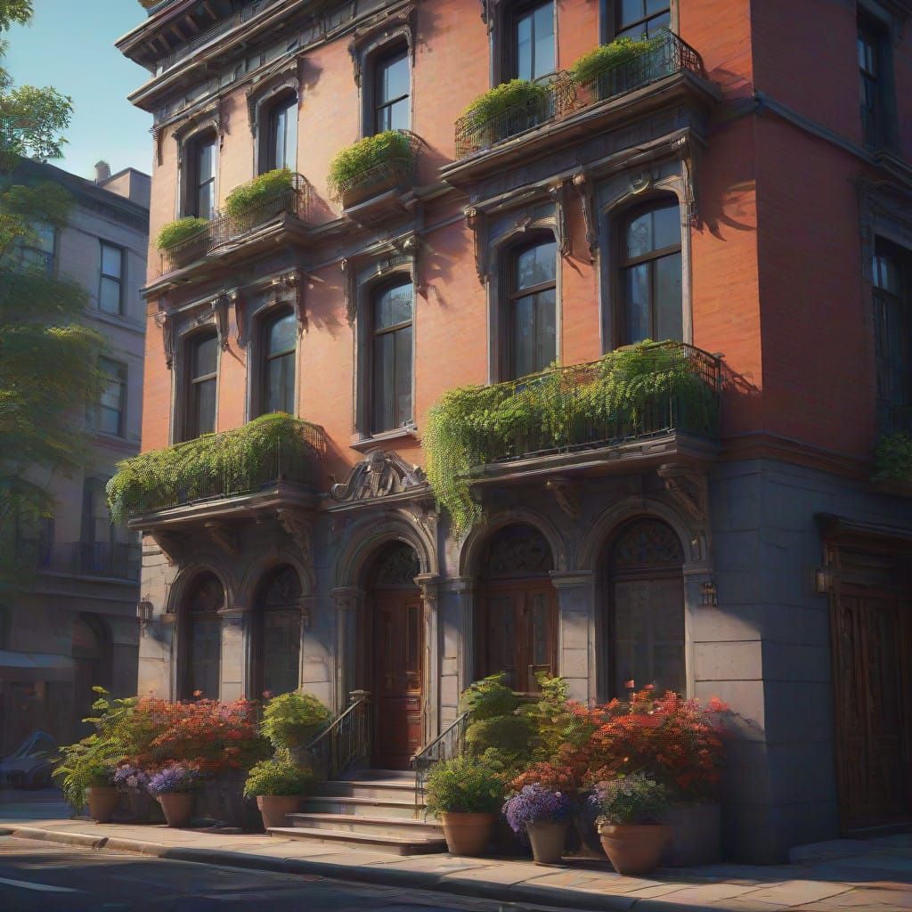 Enchanted West Village Townhouse in Whimsical Fantasy Style