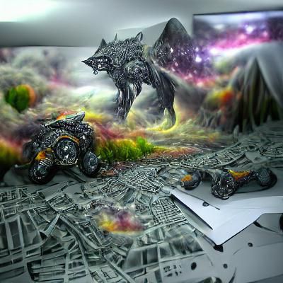 Battle verewolf apocalyptique