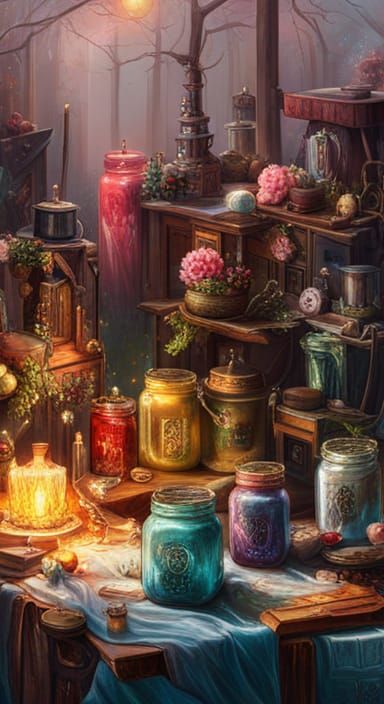 Seasonal Mason Jars: Dripping Paint Still Life