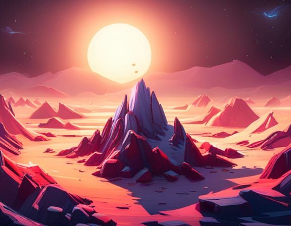 Epic 3D Galactic Adventure Game Cinematic