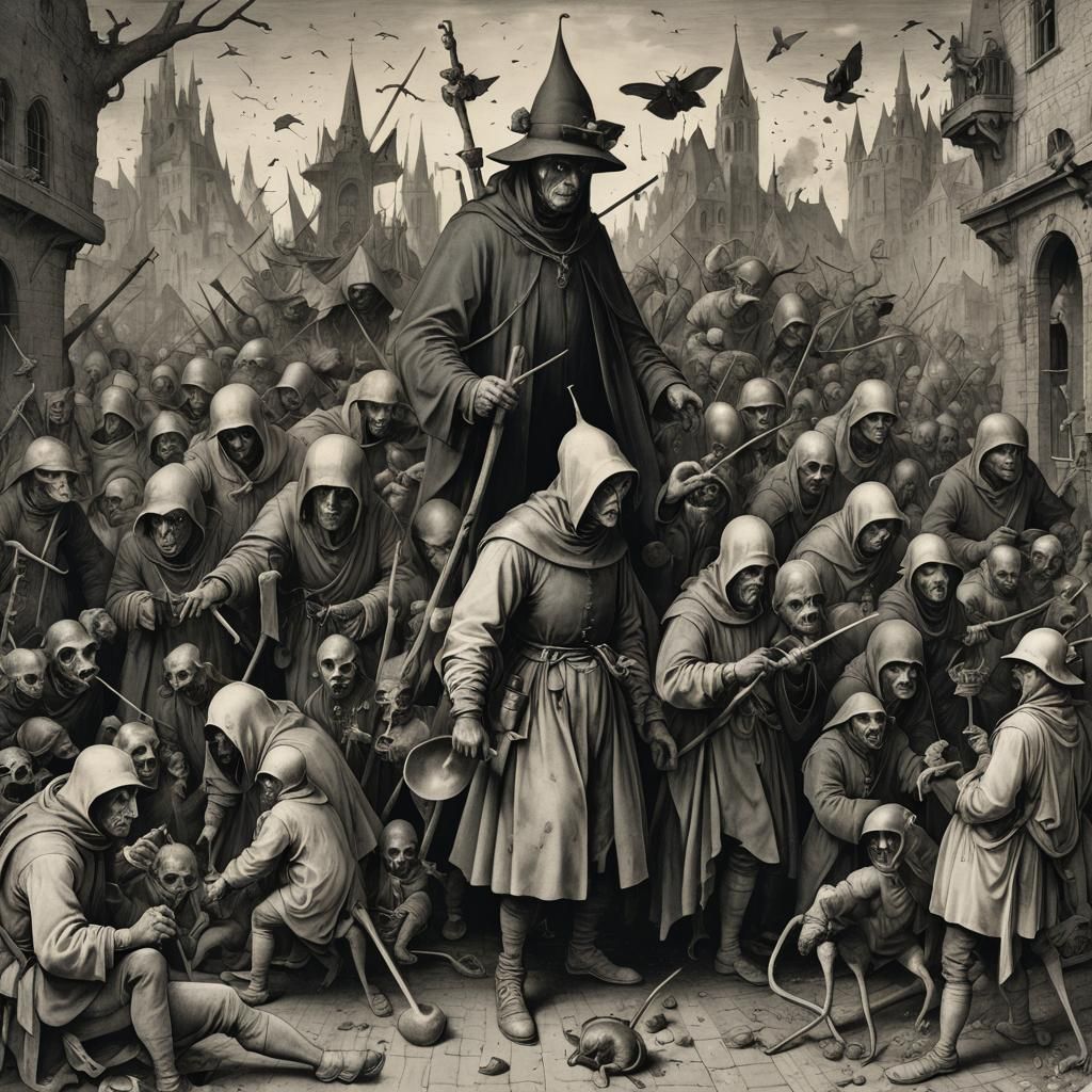 Surreal Modern World Inspired by Hieronymus Bosch