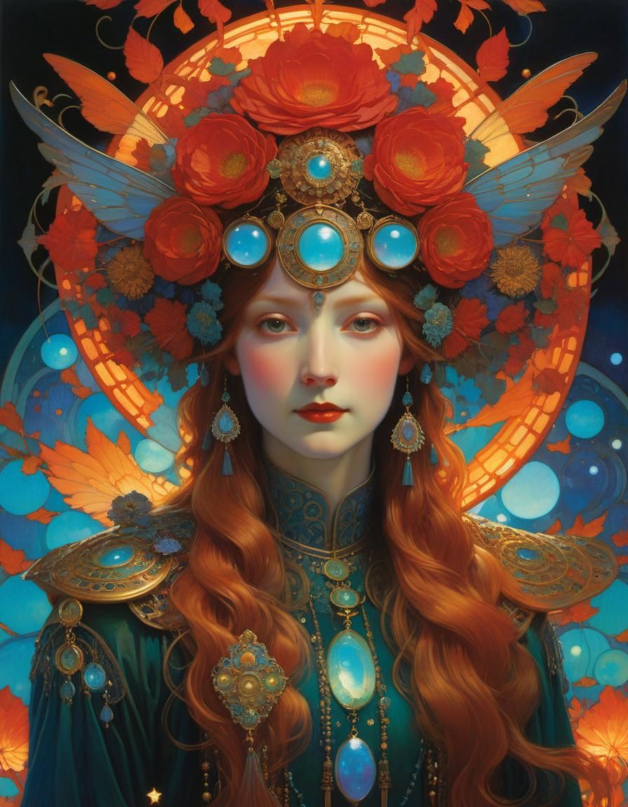 Nacreous Lighting in Illustrated Classical Style