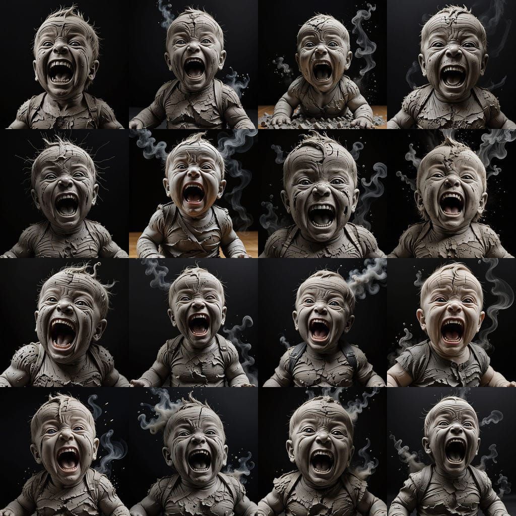 Ashen Infant's Tormented Cry