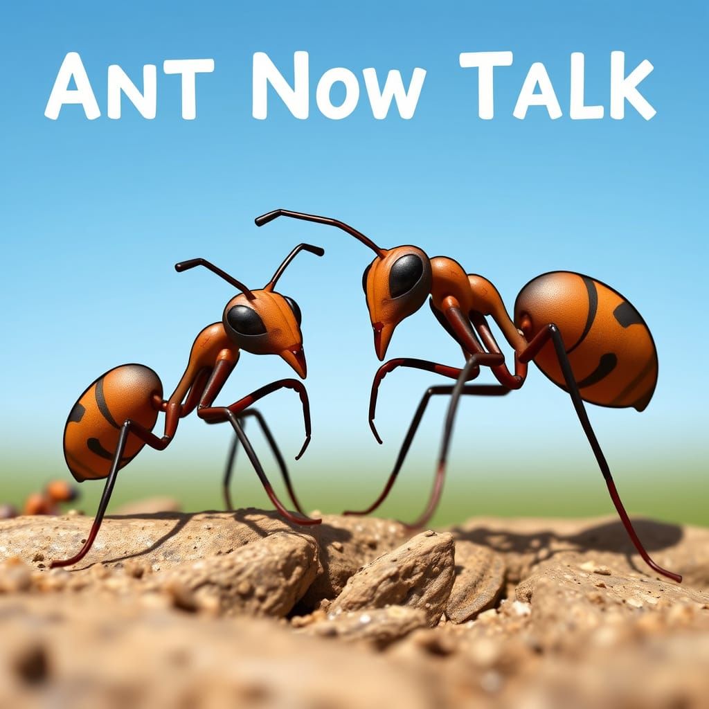 Ants Now Talk: AI-Generated Image